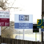Article thumbnail: File photo dated 03/04/16 of estate agent signs placed outside homes, as first-time renters have accounted for just under one in 20 new tenancies across Britain this year so far, research by an estate agent indicates. PA Photo. Issue date: Monday June 12, 2023. During the first five months of 2023, 4.6% of new tenancies were first-time renters, according to Hamptons. See PA story MONEY Rent. Photo credit should read: Yui Mok/PA Wire